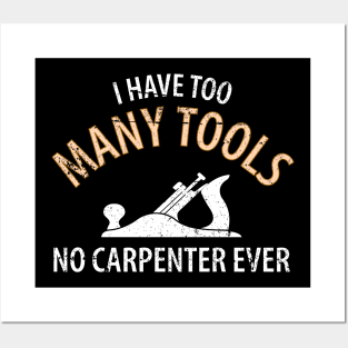 Wood Carpenter Joiner Woodcutter Craftsman Posters and Art